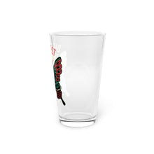 Load image into Gallery viewer, DFTQ Snake Skull Pint Glass, 16oz