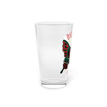 Load image into Gallery viewer, DFTQ Snake Skull Pint Glass, 16oz