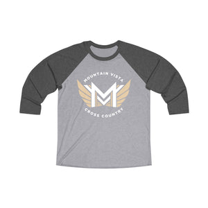 MVHS XC Unisex Tri-Blend 3\4 Raglan Tee