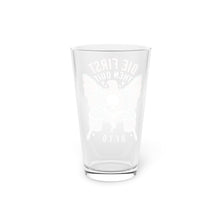 Load image into Gallery viewer, DFTQ Snake Skull Pint Glass, 16oz