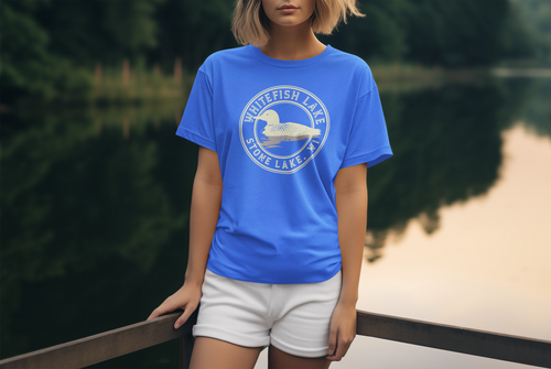 Whitefish Loon Tri-Blend Crew Tee