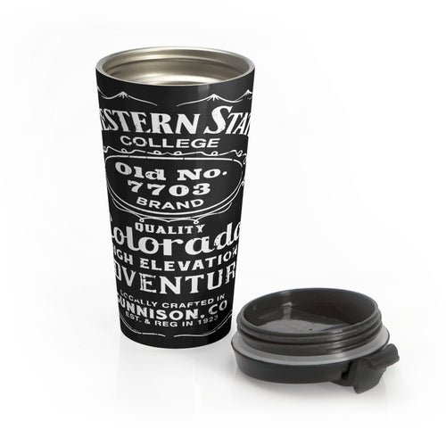 Western State College 7703Stainless Steel Travel Mug