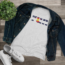 Load image into Gallery viewer, Women&#39;s Run Colorado Flag Triblend Tee