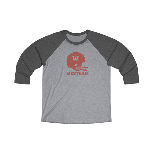 Unisex WSC Old School Tri-Blend 3\4 Raglan Tee