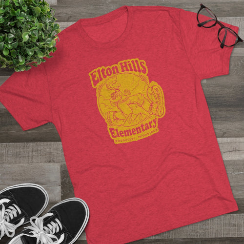 Elton Hills Elementary Hilltopper Tri-Blend Crew Tee