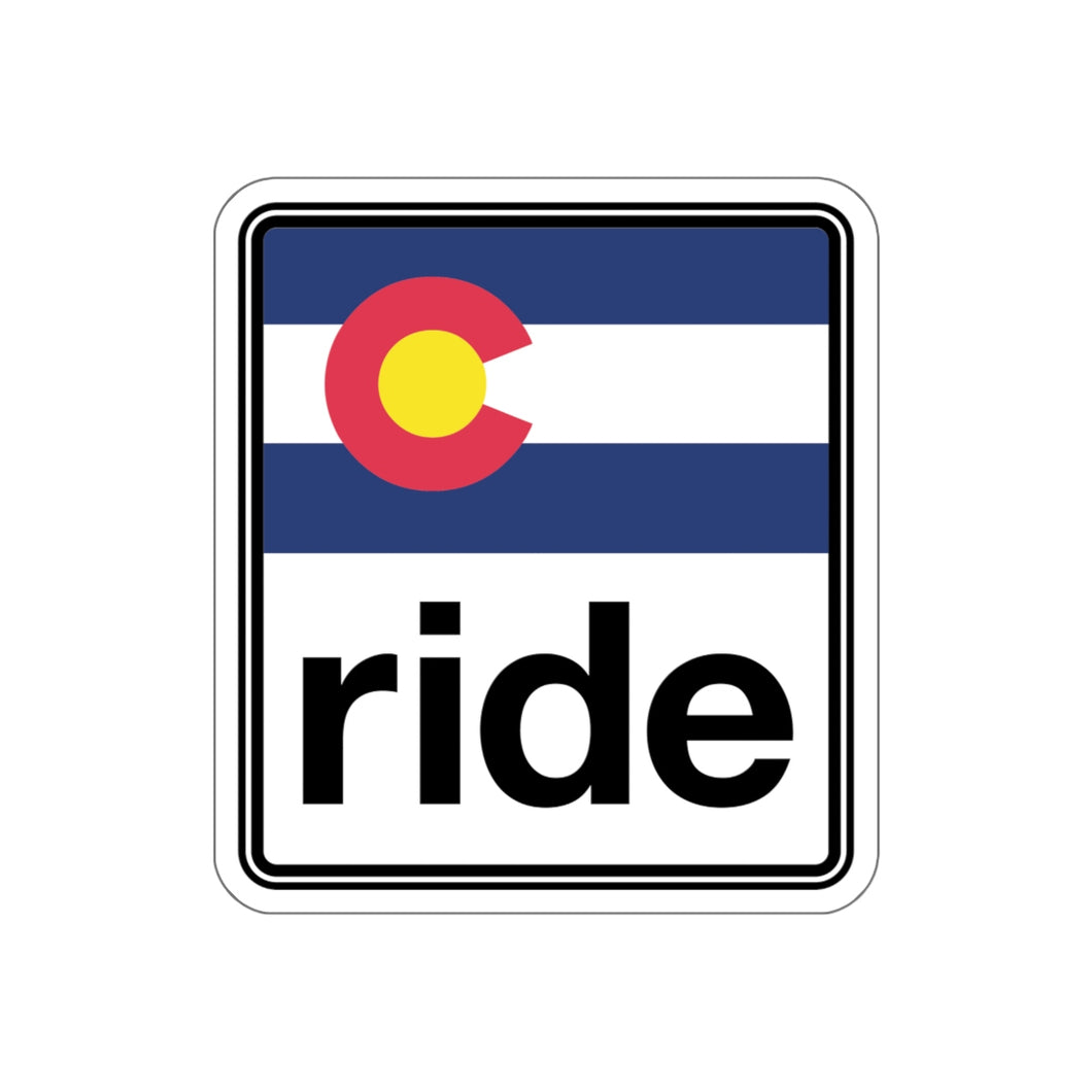 Ride Colorado Kiss-Cut Stickers